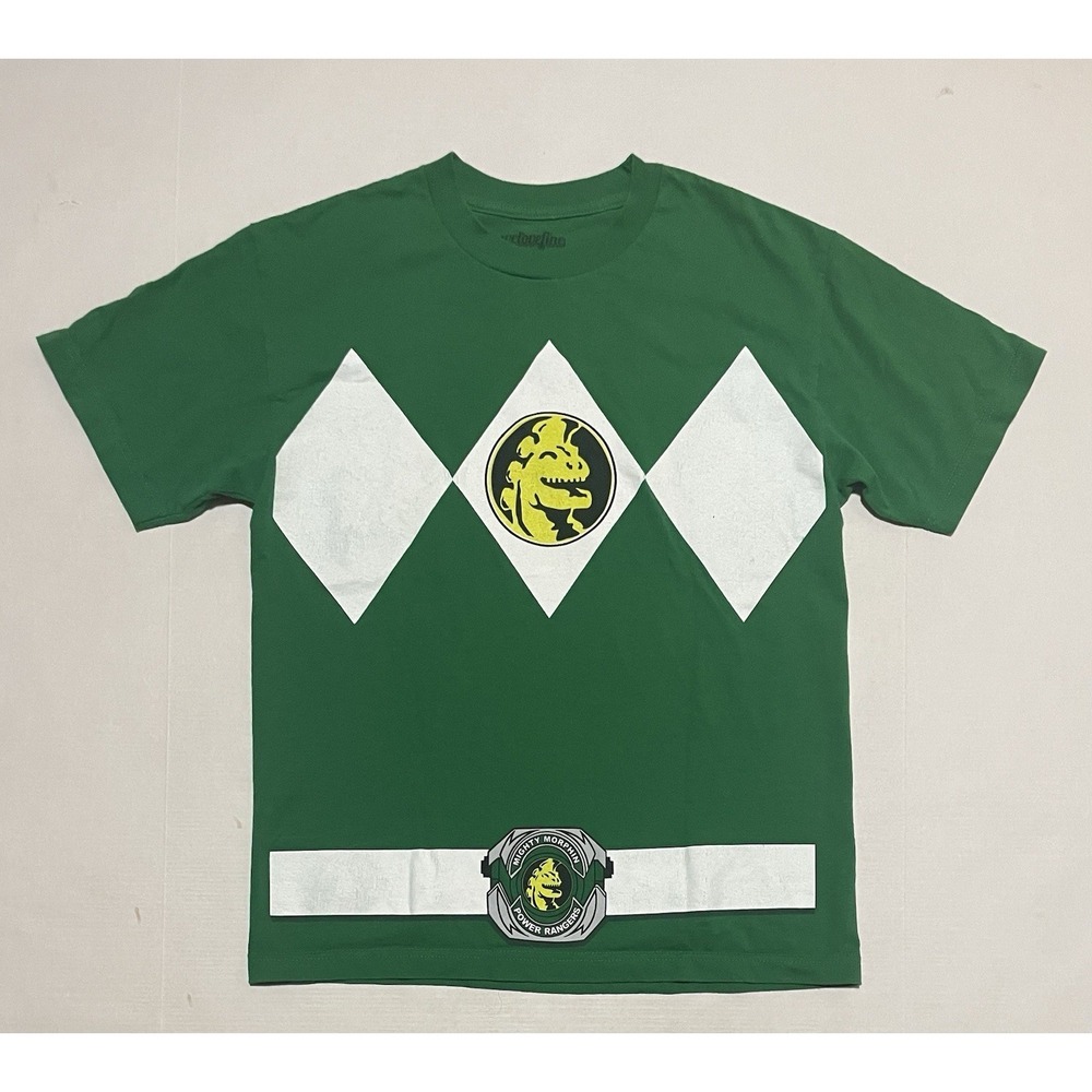 Power‎ Rangers Green Ranger Mens T-Shirt Size Medium Mighty Morphin Tommy Oliver